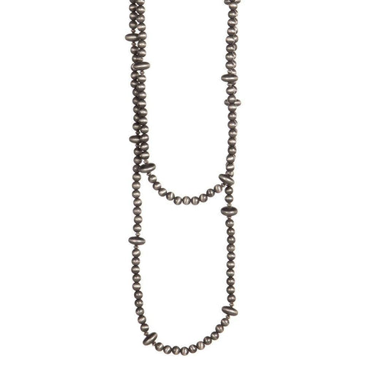 West And Company 66in. Faux Navajo Pearl Beaded Necklace