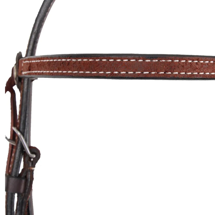 Circle Y Saddlery Burnett Chestnut Browband Headstall