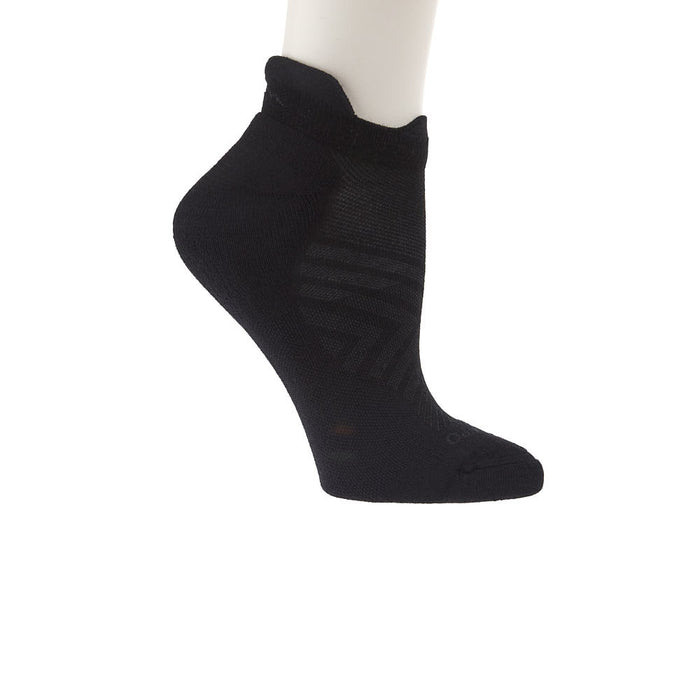 Darn Tough Men's Black Run No Show Tab Sock