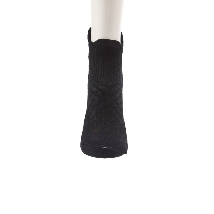 Darn Tough Men's Black Run No Show Tab Sock