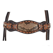 Circle Y Saddlery Python Pass Browband Headstall