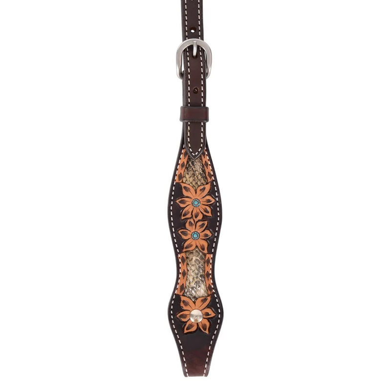 Circle Y Saddlery Reinsman Python Pass Single Ear Headstall