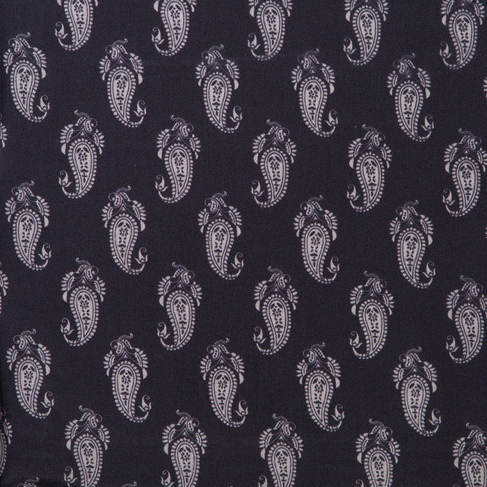 Liberty #4 Black Satin Silk Wild Rag