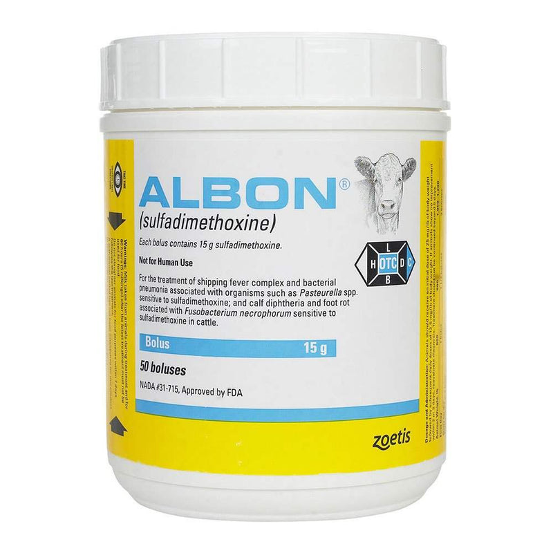 Zoetis Animal Health Albon Cattle Bolus, 15 gm