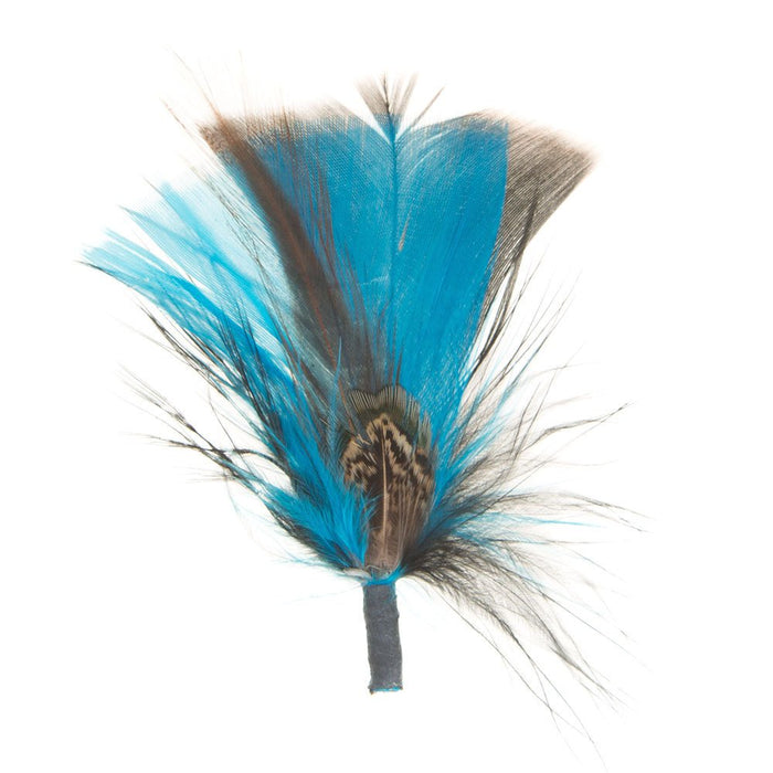 Blue Hat Feather