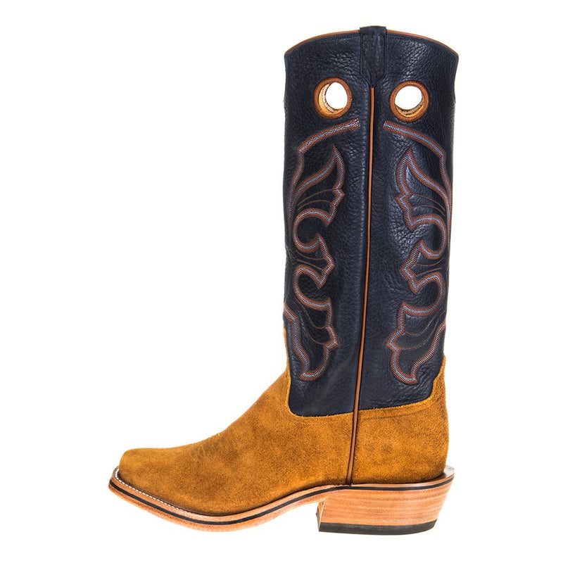 Rios Of Mercedes Men's Ride Ready Rust Crazy Horse Roughout 15in. Navy Bulldozer Top Boot
