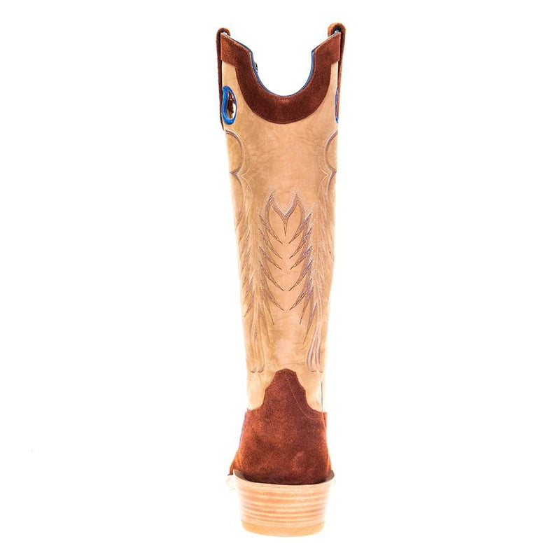 Rios Of Mercedes Men's Marachino Absolute Roughout 16in. Tan Buffed Top Boot