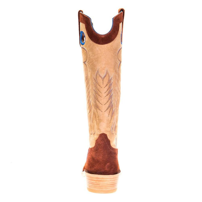 Rios Of Mercedes Men's Marachino Absolute Roughout 16in. Tan Buffed Top Boot