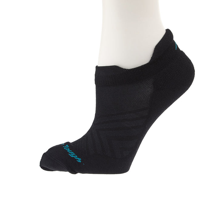Darn Tough Women's Black Run No Show Tab Sock