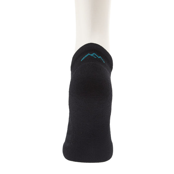 Darn Tough Women's Black Run No Show Tab Sock