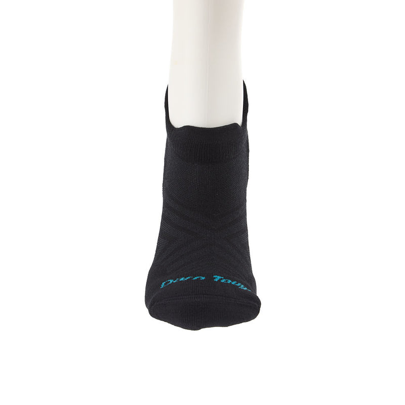 Darn Tough Women's Black Run No Show Tab Sock