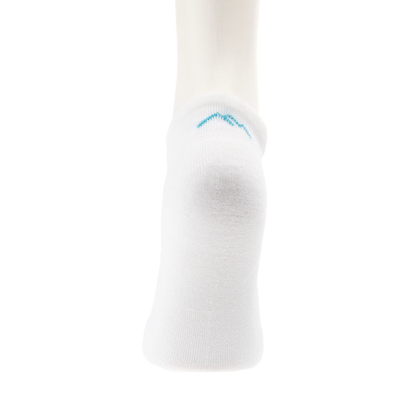 Darn Tough Women's White Run No Show Tab Sock