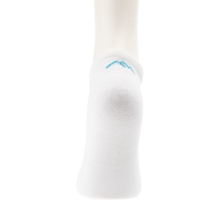 Darn Tough Women's White Run No Show Tab Sock