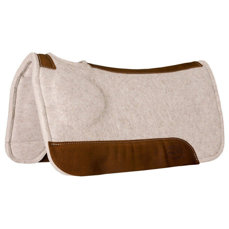 Tan 1in Correct Fit Wool Saddle Pad