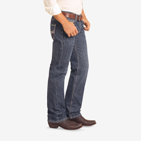 Rock & Roll Denim Pistol Straight Toned V Jeans