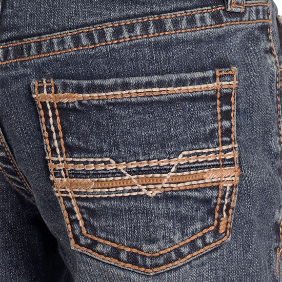 Rock & Roll Denim Boys' Ladder Stitch Revolver Jeans