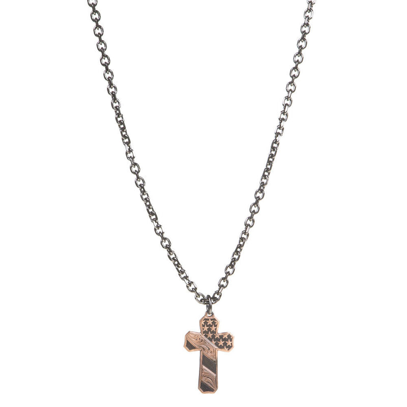 Faded Glory Men's Cross Pendant Necklace