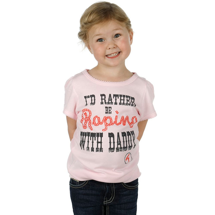 Girls Rather Be Roping With Dad Tee