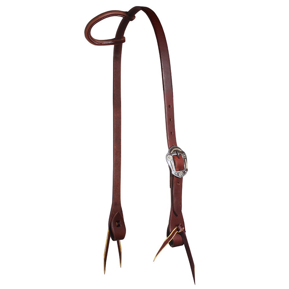 Professional's Choice Tapered Chocolate Roughout Gunslinger Slit Ear Headstall main image 0