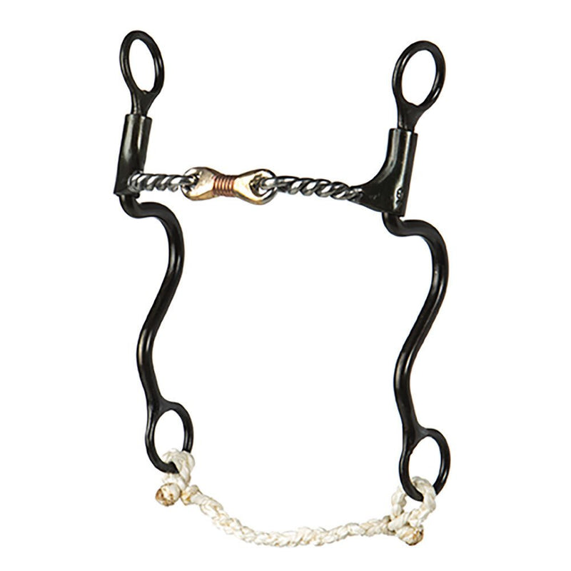Twisted Dogbone Snaffle Cavalry Bit