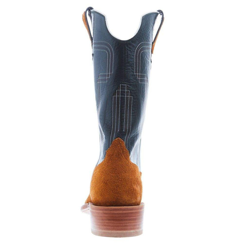 Rios Of Mercedes Mens Rust Rough Out Crazy Horse 13 Green Velvet Kidskin Top KS Toe Boot