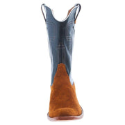 Rios Of Mercedes Mens Rust Rough Out Crazy Horse 13 Green Velvet Kidskin Top KS Toe Boot
