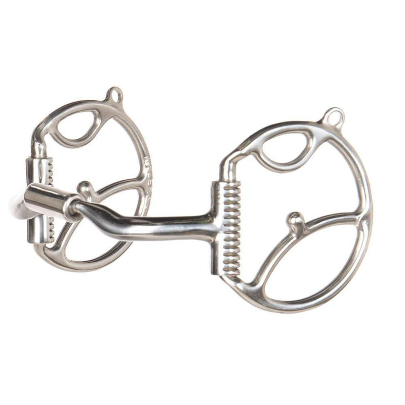 Toklat Originals Western Dee with Two Hooks and Sweet Iron Low Port Comfort Snaffle MB 04 Bit