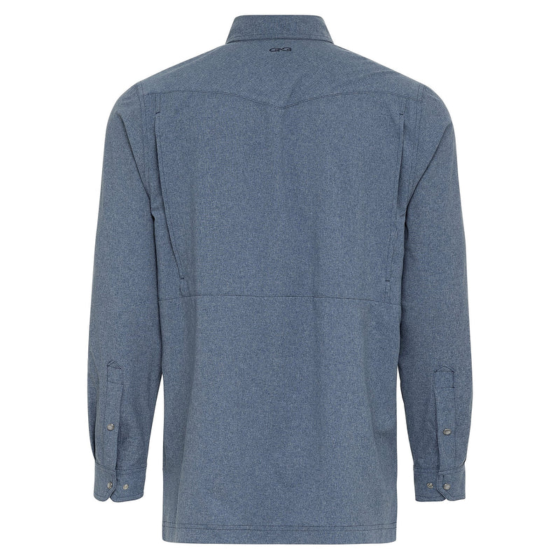 Game Guard Men's Deep Water Pearl Snap Shirt
