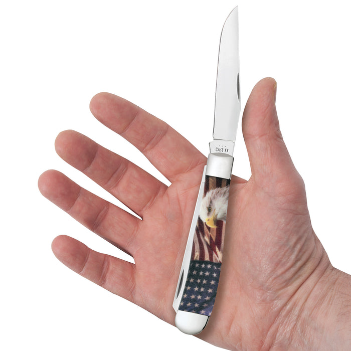 Case Knives Patriotic Color Infusion Trapper Knife