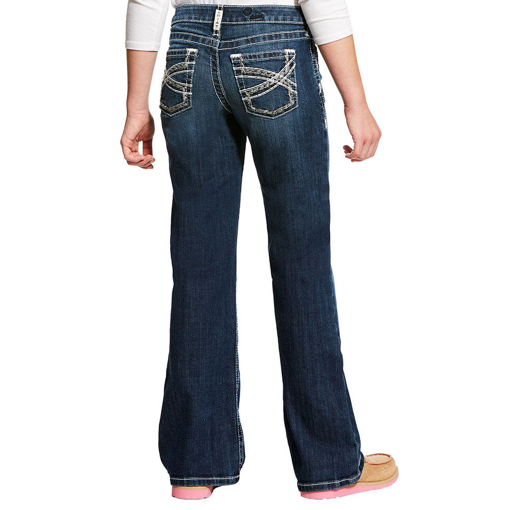 Ariat Girls Real Bootcut Entwined Jeans