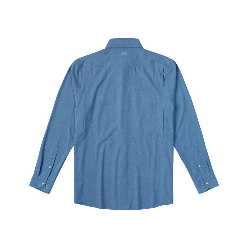 Game Guard Men's Off-Road Blue StockYard Long Sleeve Shirt
