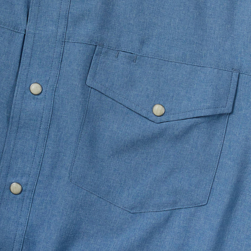 Game Guard Men's Off-Road Blue StockYard Long Sleeve Shirt
