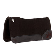 OG 1 Inch Felt Saddle Pad with Black Wear Leathers