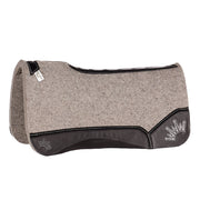 Kush 1 Inch Felt Saddle Pad with Black Wear Leathers