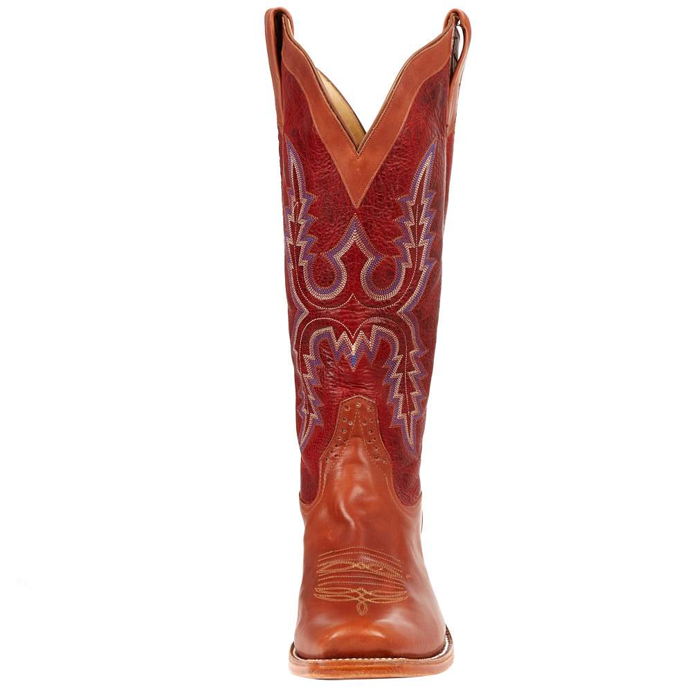 Rios Of Mercedes Men's Rios Of Mercedes Tan Bison 14in. Red Explosion