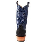 Rios Of Mercedes Men's Black Carpincho 13in. Midnight Navy Caracoal Top Boot