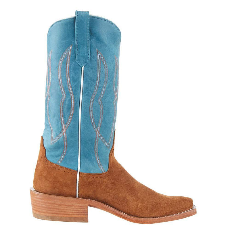 Rios Of Mercedes Men`s Hickory Smoked Bacon 13` Aqua Buffamonte Top KS Toe Boot