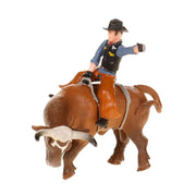 Bucking Bull And Rider