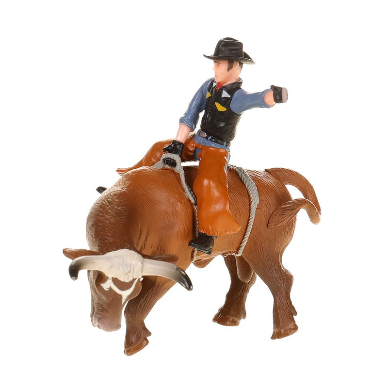 Bucking Bull And Rider