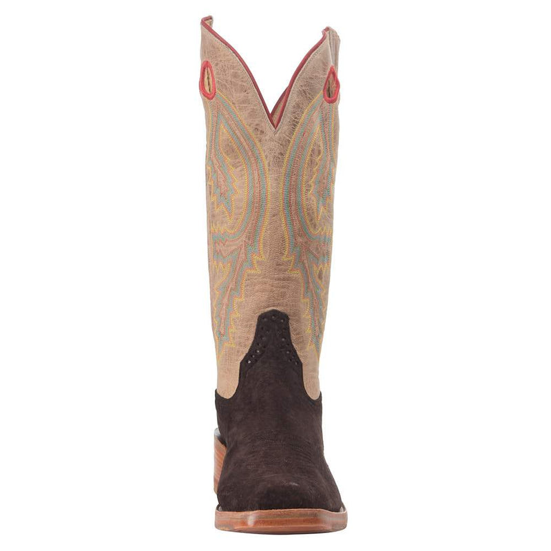 Rios Of Mercedes Men's Cafe Carpincho 15in. ivory Mad Dog Top Cutter Toe Boot