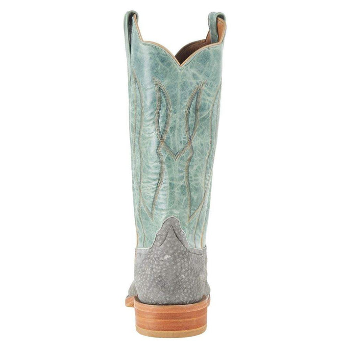 Rios Of Mercedes Men's Grey Carpincho 13in Sagamore Lava Top Cutter Toe Boot