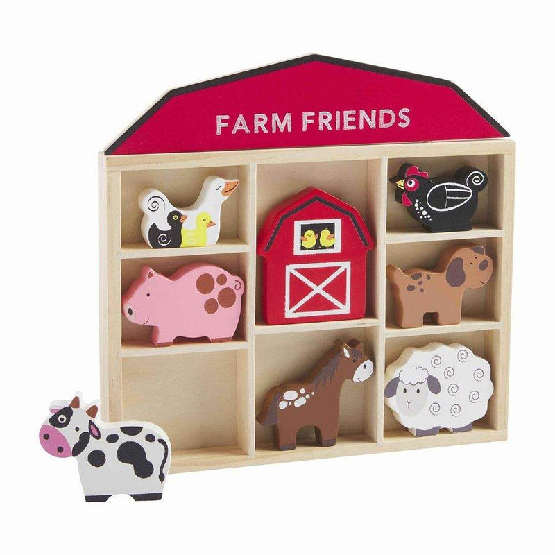 Mud Pie Farm Animal Barn Set