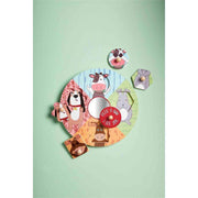 Mud Pie Peek A Boo Wood Puzzle
