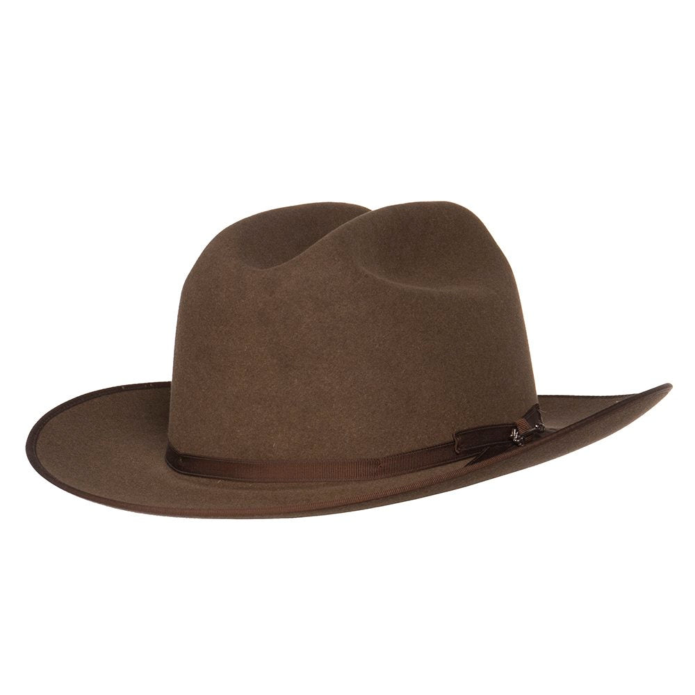 Stetson Hats 6X Open Road Brown Mix 2 3/4in. Brim