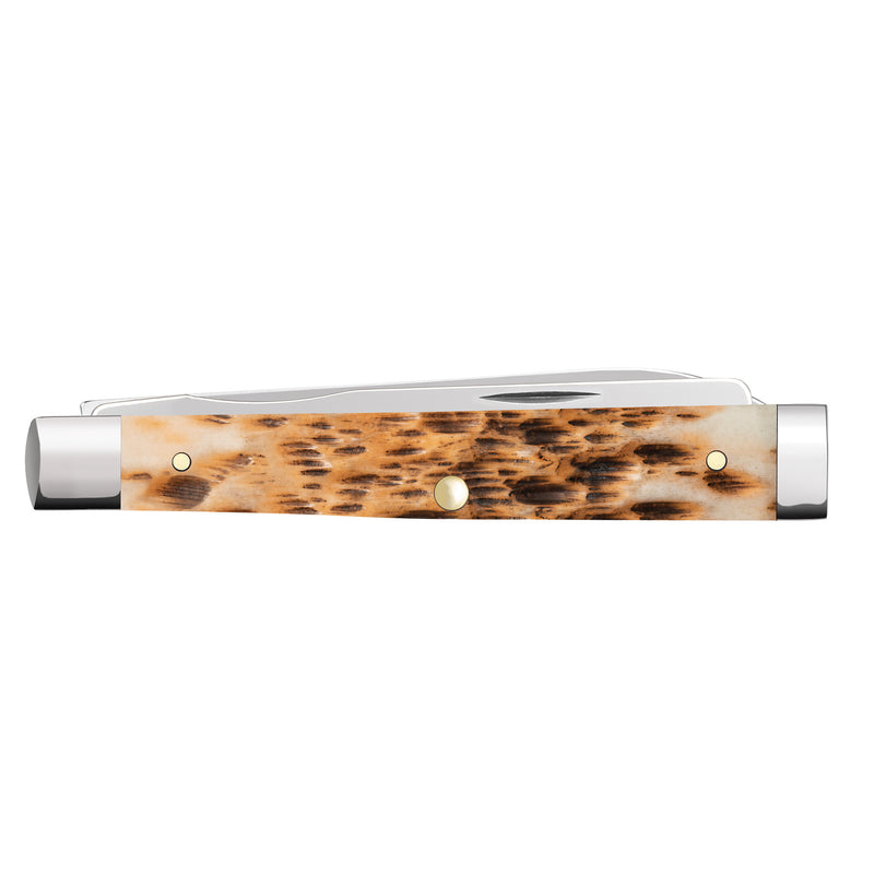 Case Knives Amber Bone Peach Seed Jig Baby Doc Knife