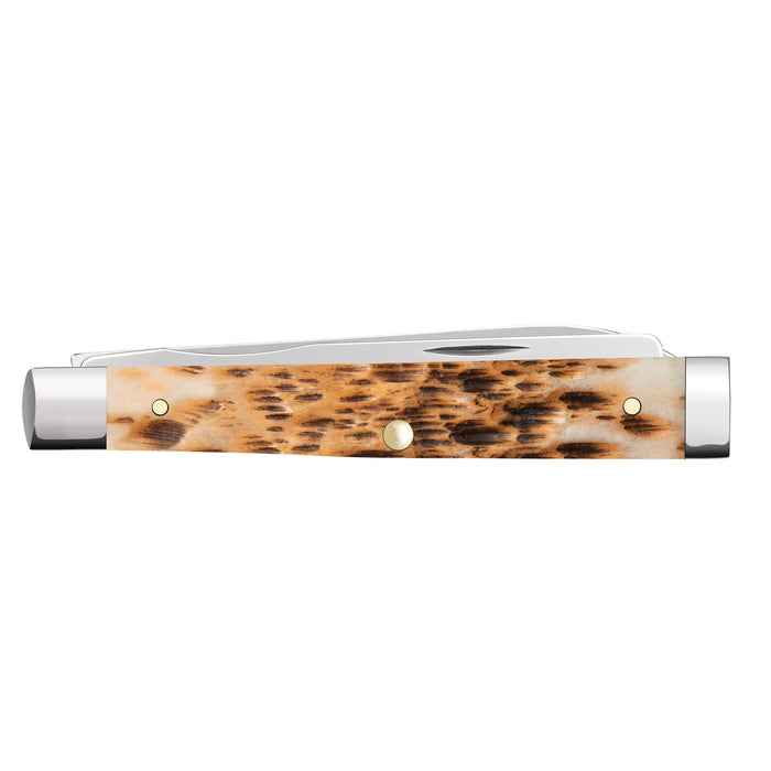 Case Knives Amber Bone Peach Seed Jig Baby Doc Knife