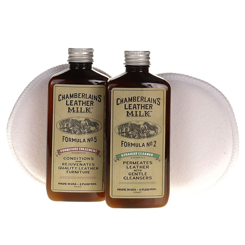 Chamberlain's Clean and Condition Leather Furniture Care Set