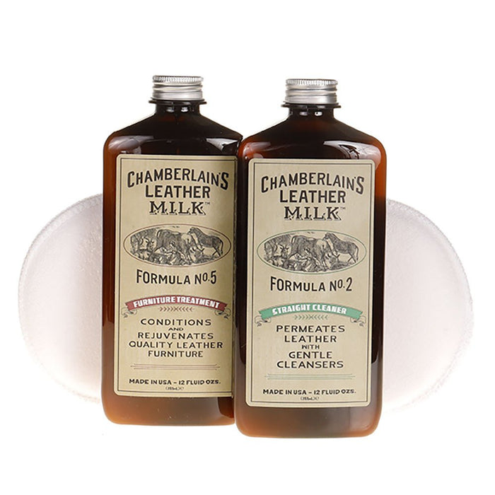 Chamberlain's Clean and Condition Leather Furniture Care Set