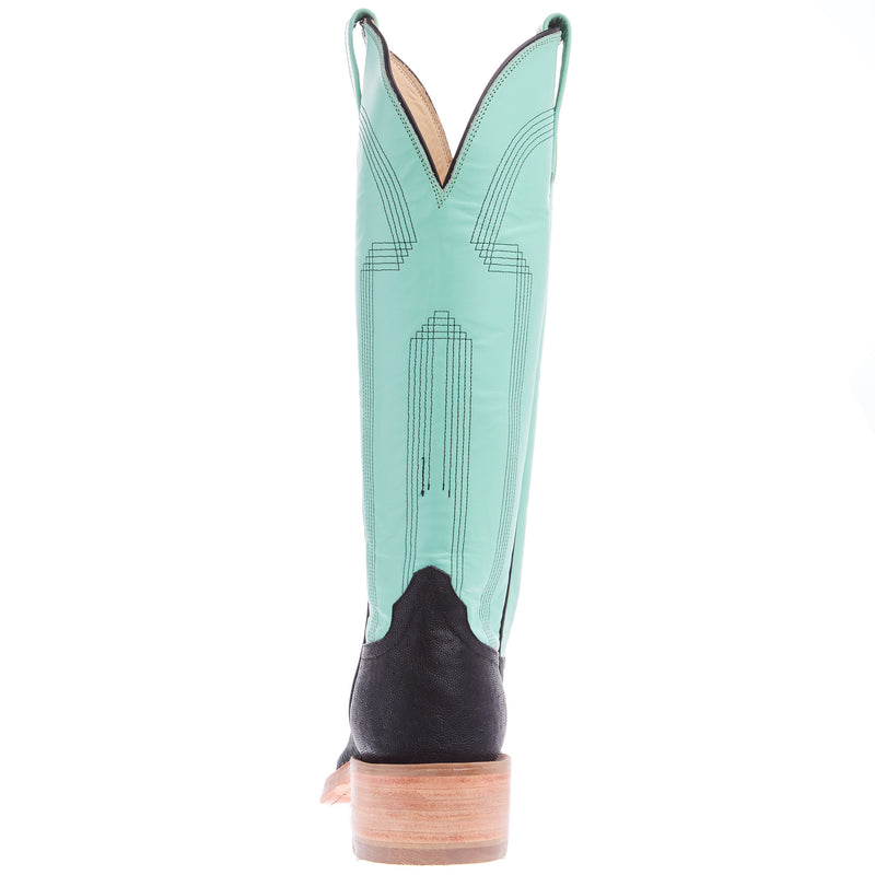 Rios Of Mercedes Women's Ride Ready Grey Carpincho 15 In Turquoise Deercow Top
