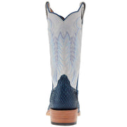 Rios Of Mercedes Men's Navy Vintage Python 13in Polar Buffamonte Cutter Toe Boot
